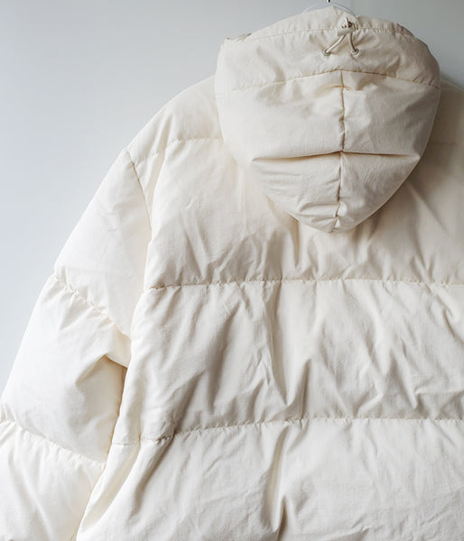 WRYHT/ASYMMETRY FRONT DOWN JACKET(NATURAL)