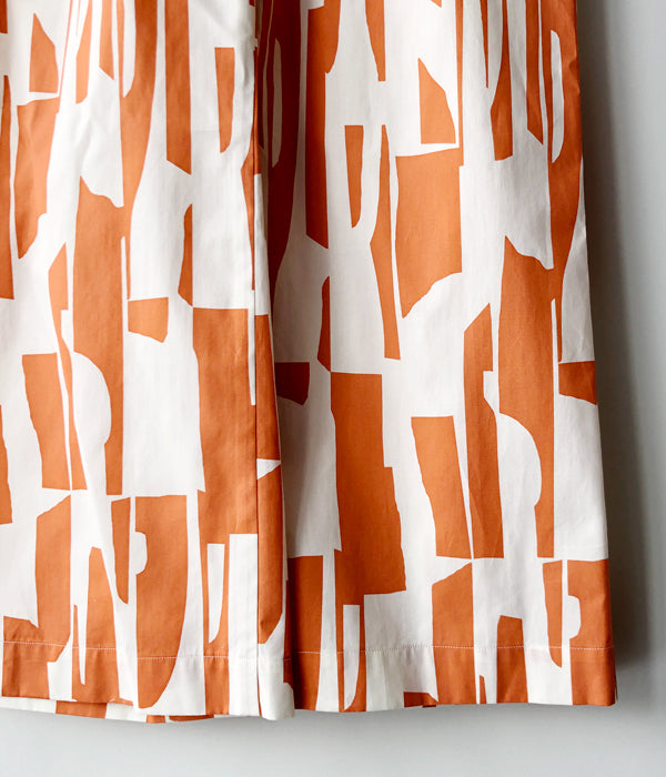 パンツ PHEENY print typewriter pajamas pants PHEENY/PRINT TYPEWRITER PAJAMAS PANTS(ORANGE)
