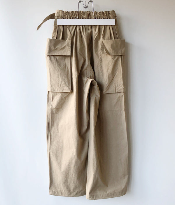 PHEENY/COTTON NYLON DUMP MILITARY PANTS(SAND)