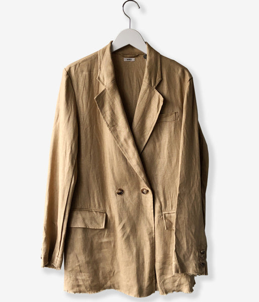 nowos/LINEN JACKET(BEIGE)