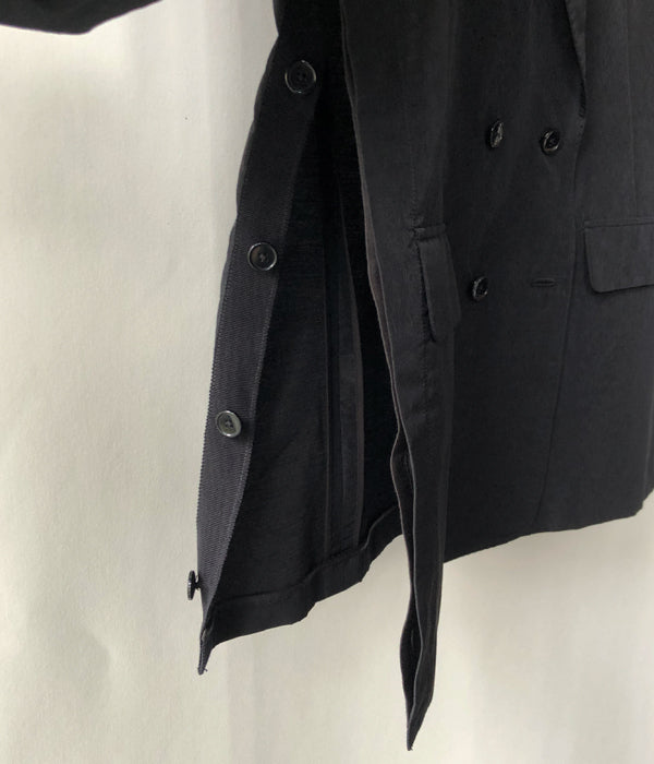 WRYHT/SIDE SLIT SWING JACKET(BLACK)