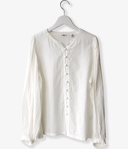 nowos/PUFF SLEEVE BLOUSE(WHITE)