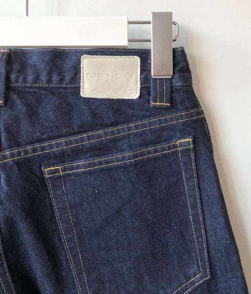 FUMIKA_UCHIDA/DENIM WIDE TAPERED PANTS(ONE WASHED)