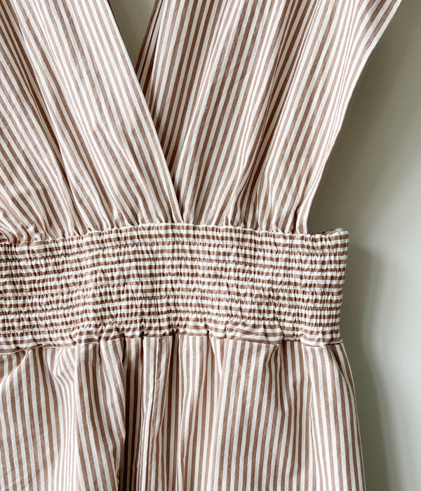 PHEENY/STRIPE DUMP ALL-IN-ONE(BROWN) PHEENY/STRIPE DUMP ALL-IN-ONE(BROWN)