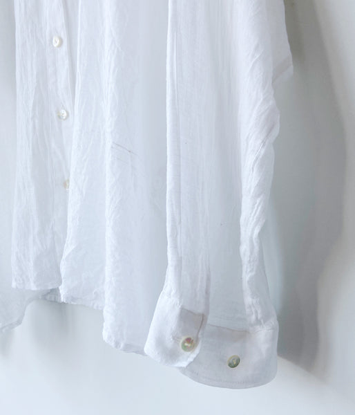 nowos/OVERSIZED BLOUSE(WHITE)